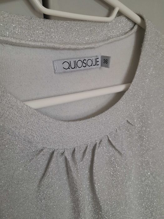 Bluzka srebrna nitka Quiosque rozmiar 36 jak nowa