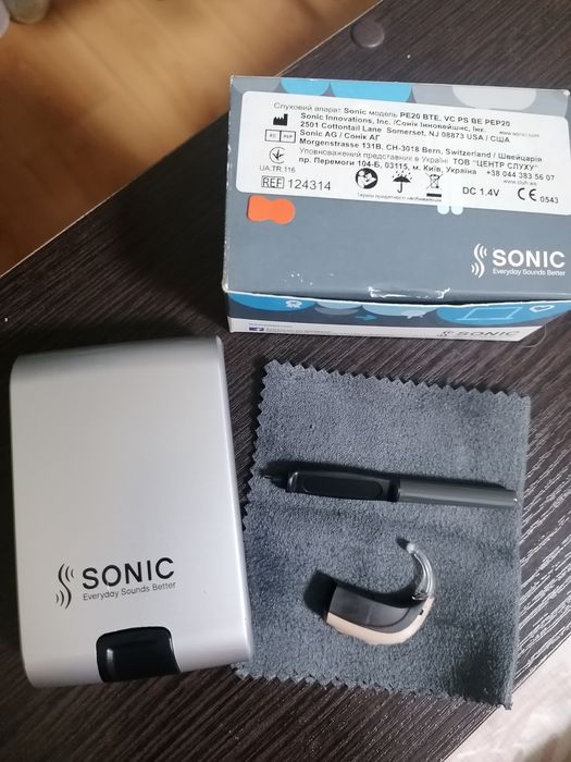 Слуховий апарат Sonic PE20 BTE, VC PS BE PEP20