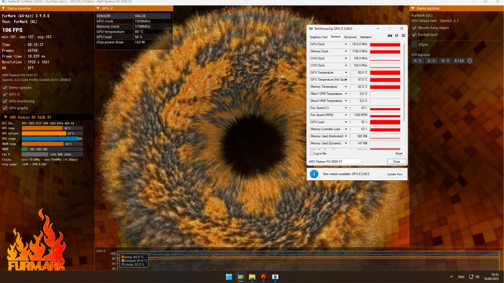 Игровой ПК / Intel / RX 5600 XT / 16GB / Windows 11 Pro /