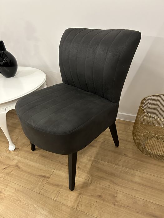 WYPRZEDAŻ  Fotel nowoczesny designerski czarny