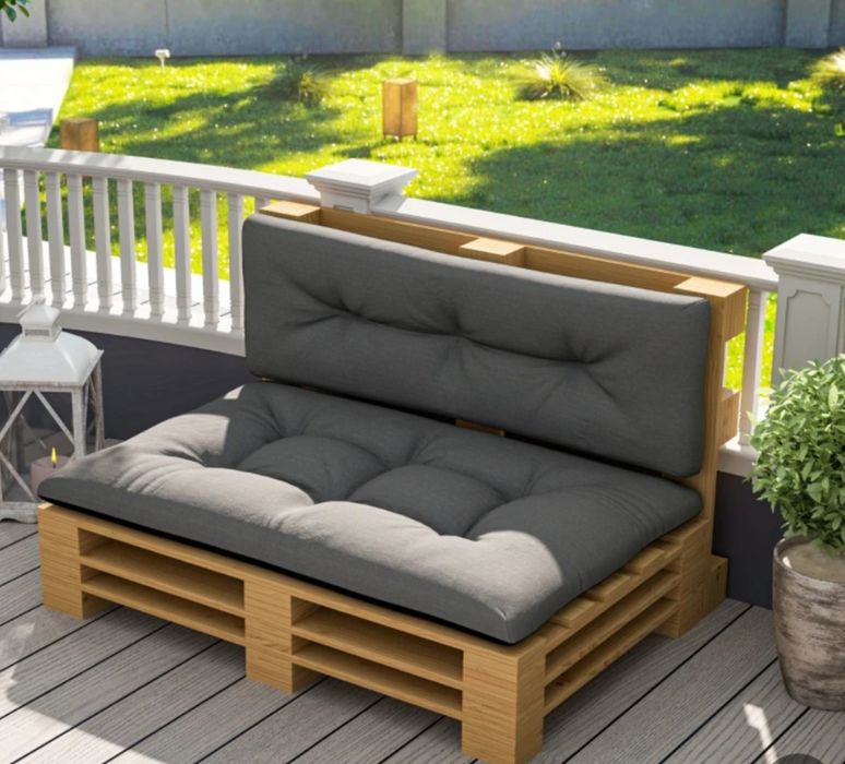 Zestaw Poduszek Paletowych, 2szt, Siedzisko i Oparcie nowe