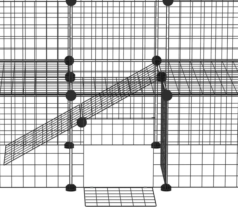 PORTES GRÁTIS - Cerca metálica para ROEDORES com 36 painéis