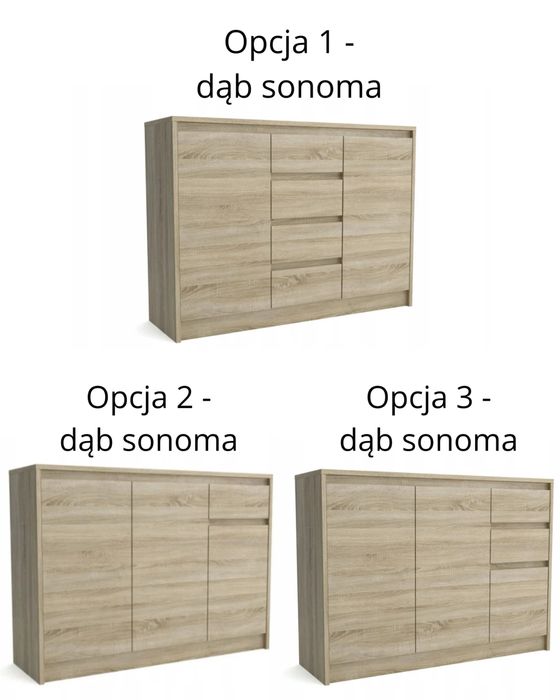 KOMODA Malmo- 2 wersje kolorystyczne- 3 układy szafek! PROMOCJA !!!