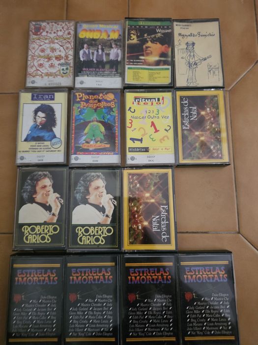 Cassetes música k7 antigas