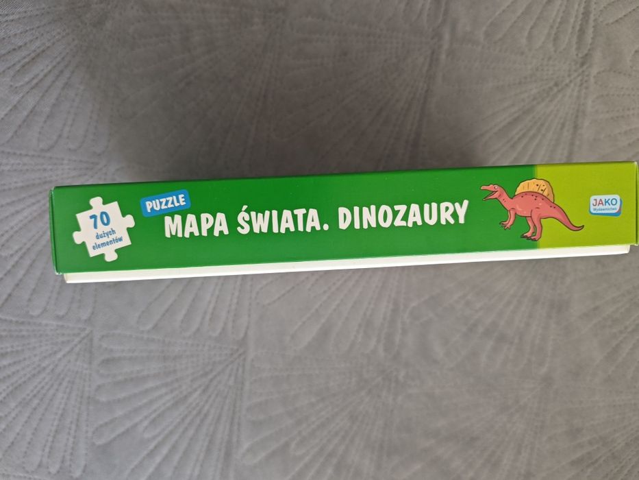 Mapa świata Dinozaury Jako