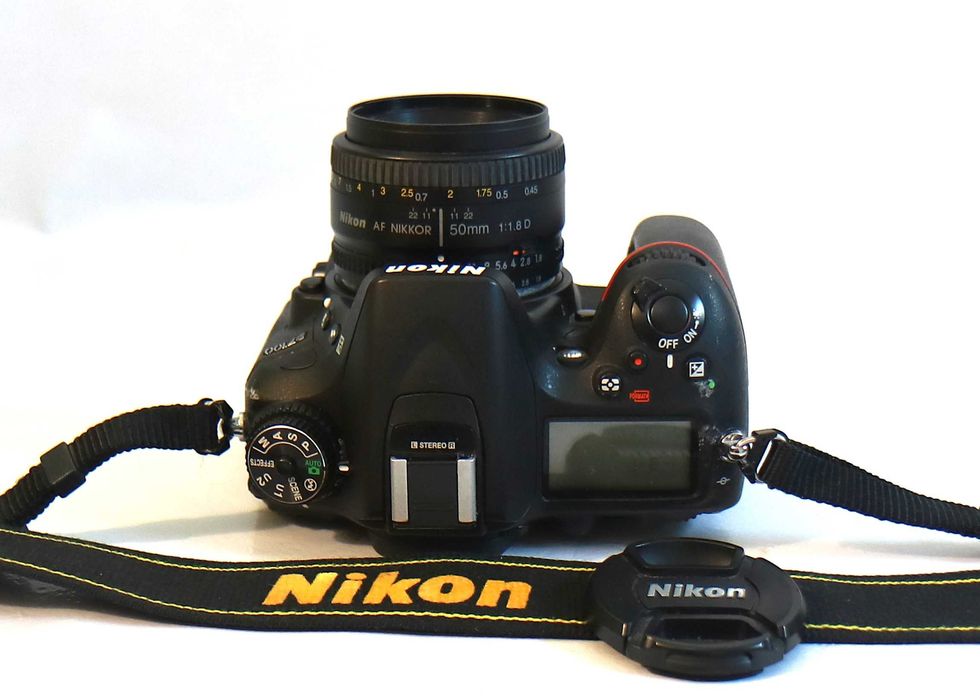 Nikon D7100 com Nikon 50mm máquina fotográfica digital reflex