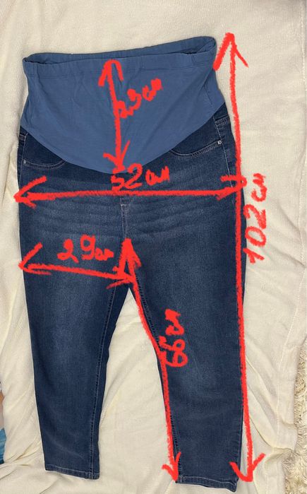 Джинси для вагітних 52-54