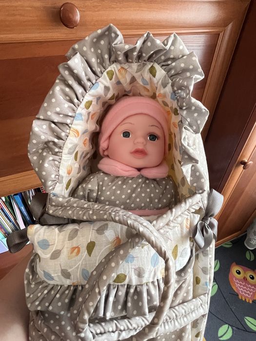 Музичний пупс з люлькою переноскою