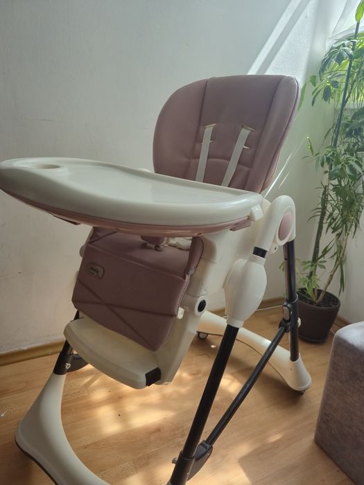 Дитячий стільчик для годування Carrello Stella (пудровий/рожевий)