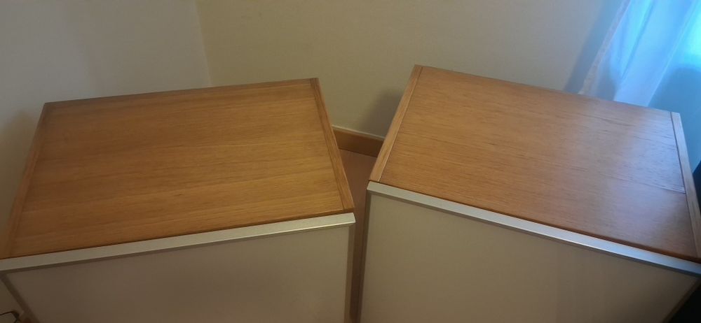 2 Mesas de Cabeceira IKEA BRAVAD Vintage – Designer Mikael Warnhammar, modelo de 1999