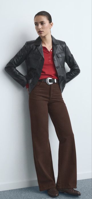 Джинси Mango шоколадного кольору, арт. 17046350