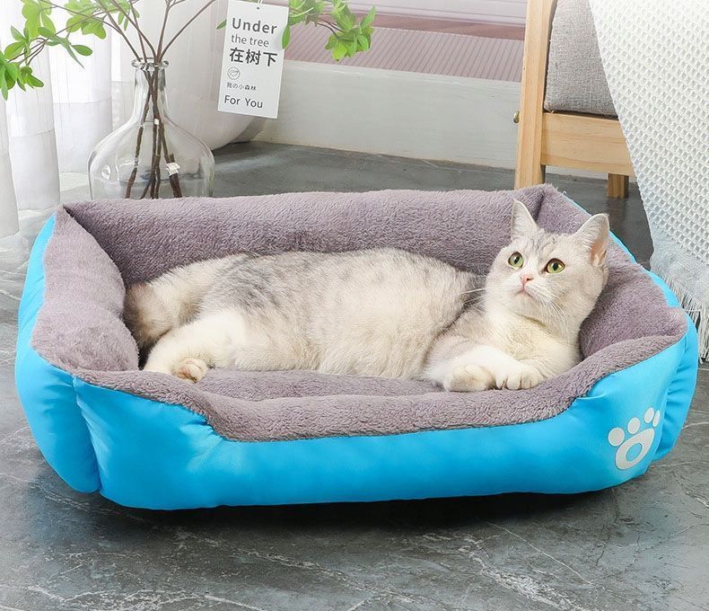 Miękkie Legowisko L 45X30 Dla Psa Kota Ciepła Poduszka Kojec Kanapa