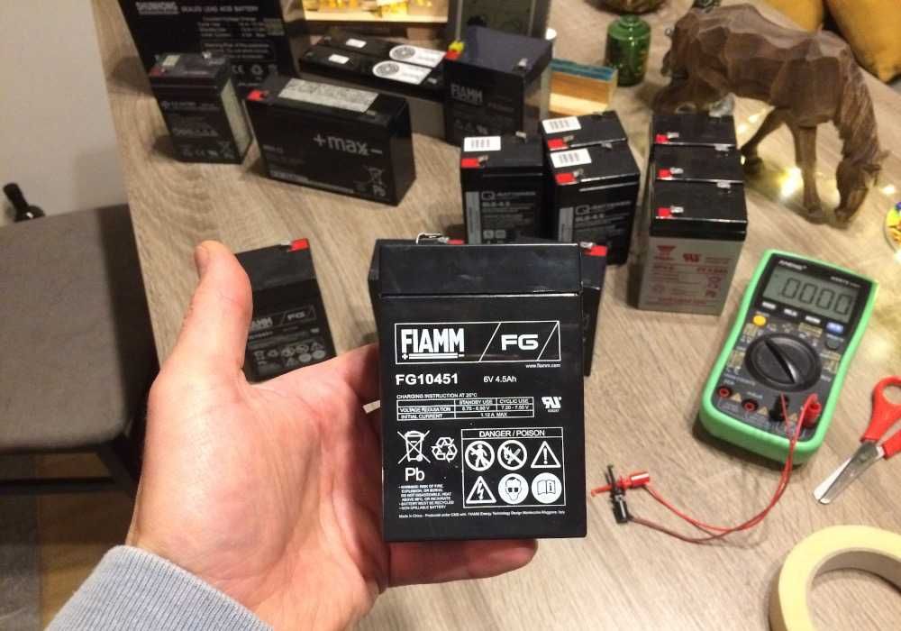 Якісний акумулятор AGM. свинцева батарея 6V 4.5Ah