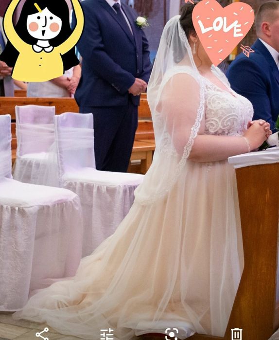 Suknia Ślubna Plus Size