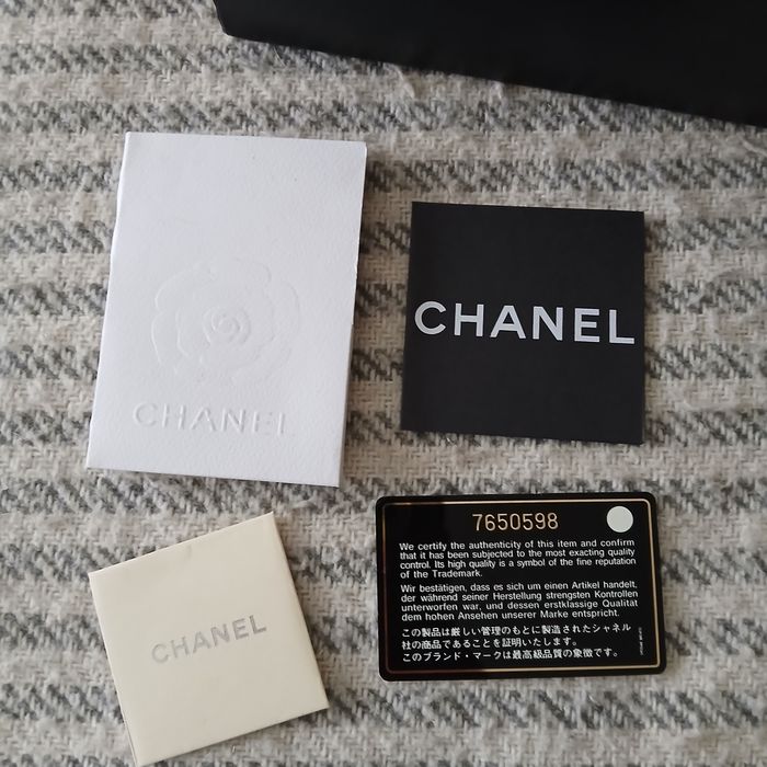 Клатч Chanel Box чорний з сертифікатом