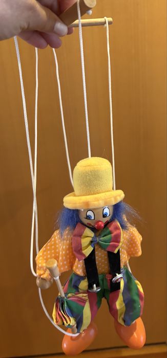 Par de marionetas vintage