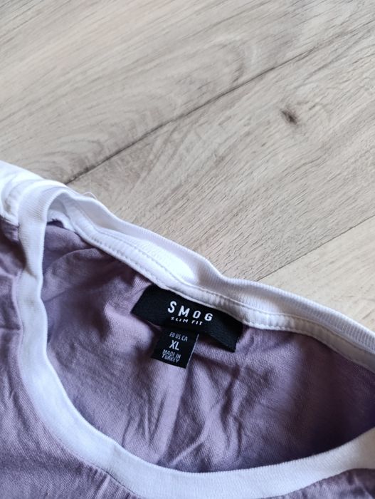 SMOG Slim Fit t-shirt XL biały