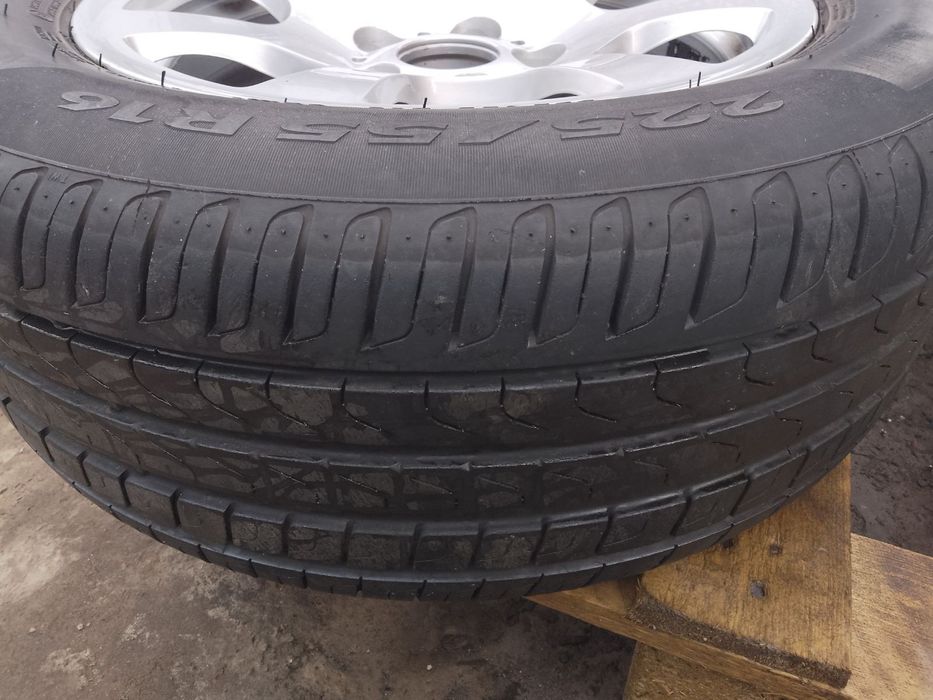 Диски БМВ 5ой серии/Хюндай H1;R16/5×120/7.5J/ET20 + шины 225/55;летние