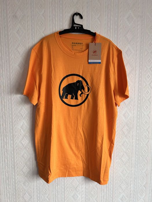Nowa koszulka Mammut CORE Logo size L męska pomarańczowa