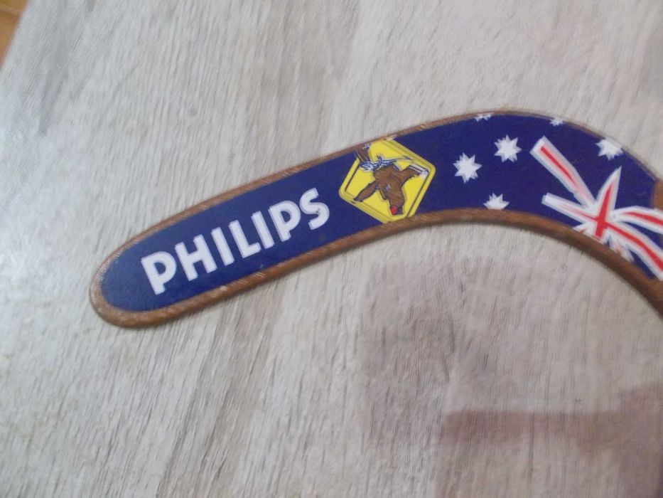 bumerangue em madeira da marca Philips