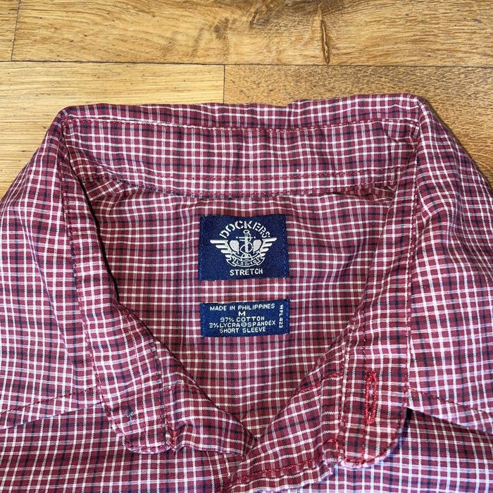 Dockers Męska Modna Koszula Krata Lato Rozm. M