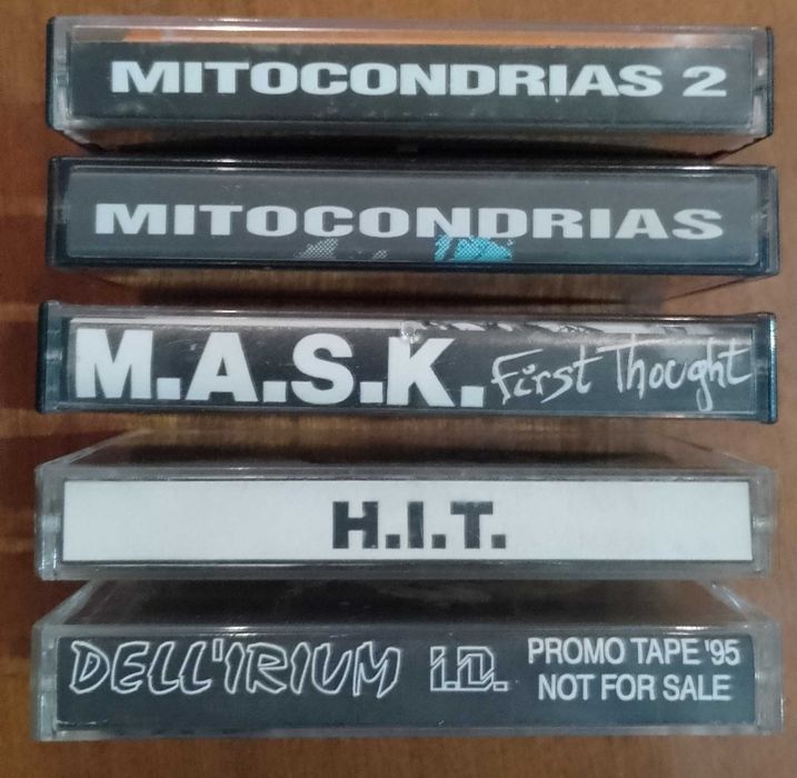 K7 Promo Demos Tapes, M.A.S.K - Mitocondrias, Dell´irium 5 unid.