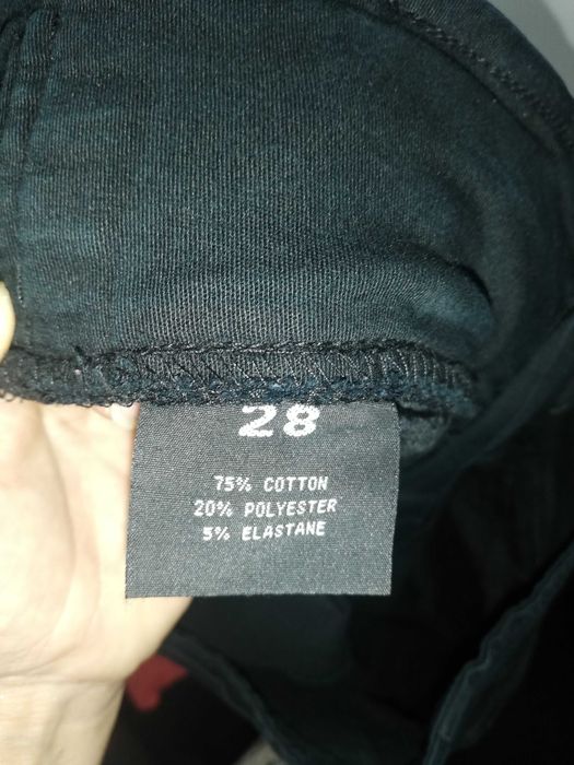 Spodnie jeans czarne