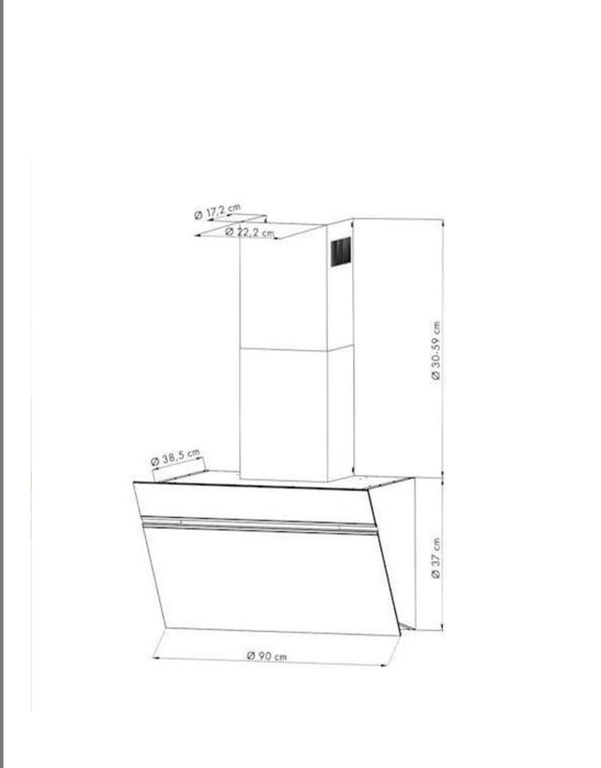 Вытяжка Klarstein Alina 90см