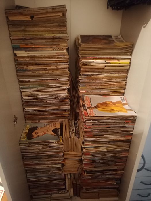 Revistas antigas com a sua data de nascimento