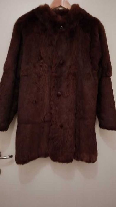 Brązowe futerko z królika