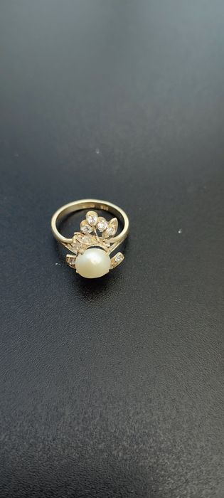 Серебряное кольцо 875 проба