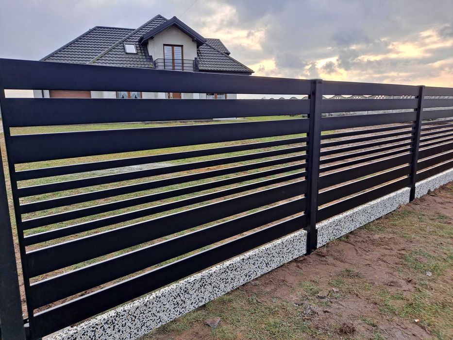 Ogrodzenie panelowe palisadowe nowoczesne