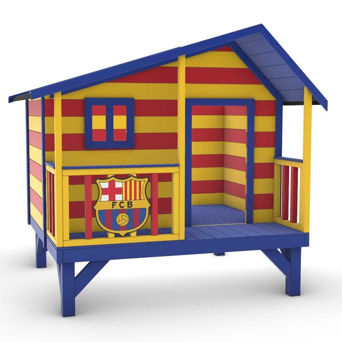 Domek drewniany FC Barcelona Domek Dla Dziecka