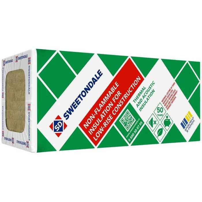 Утеплитель  УЛЬТРАВУЛ БІРІК 45 пл. 50 мм (5,76 м2 )  , 100 - (2,88м2)