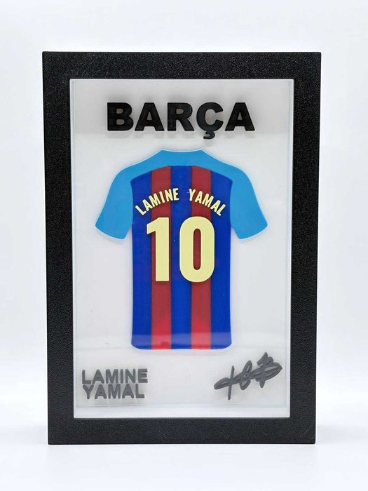 Koszulka piłkarska 3D w ramce