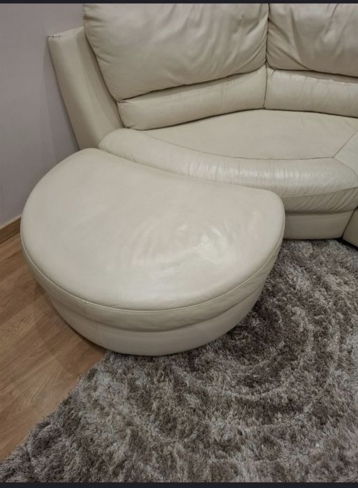 Sofá em pele natural