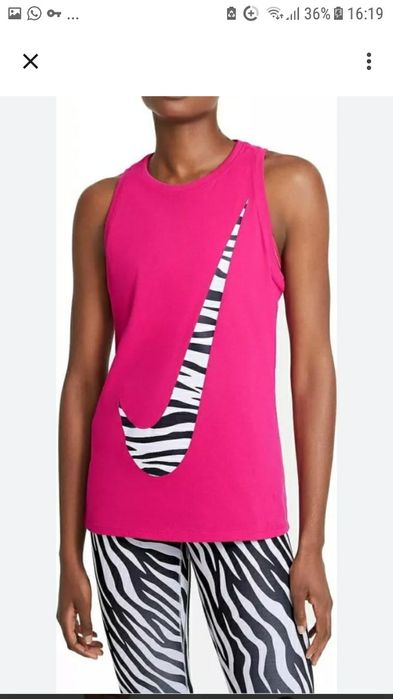 Топ майка спортивна з котоном Nike dri-fit p.l