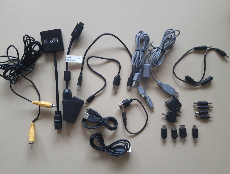 Kable, adaptery, złącza, końcówki