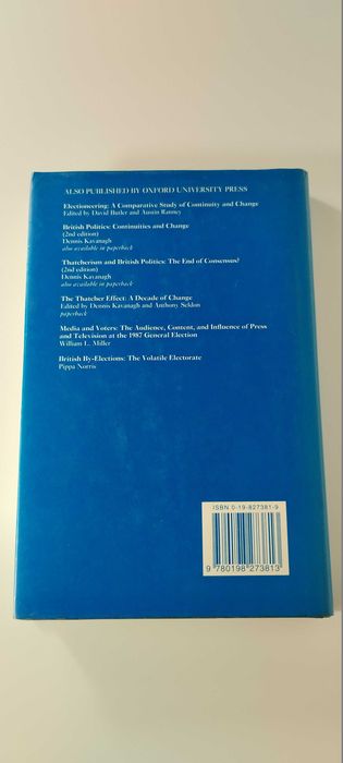 Electoral Politics de Dennis Kavanagh