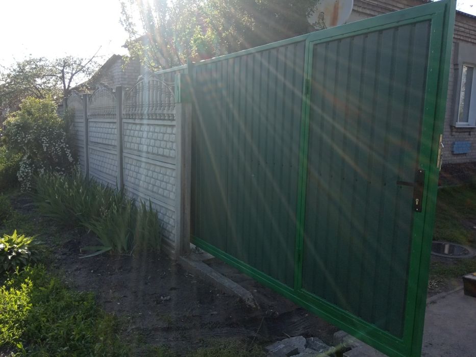 Ворота відкатні, розпашні,металоконструкції