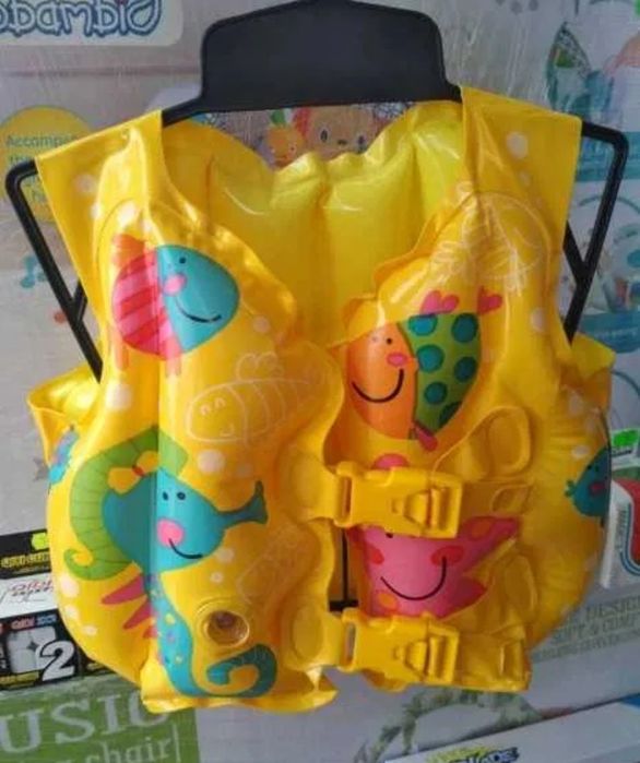 Жилет Intex Рибки надувний дитячий для плавання