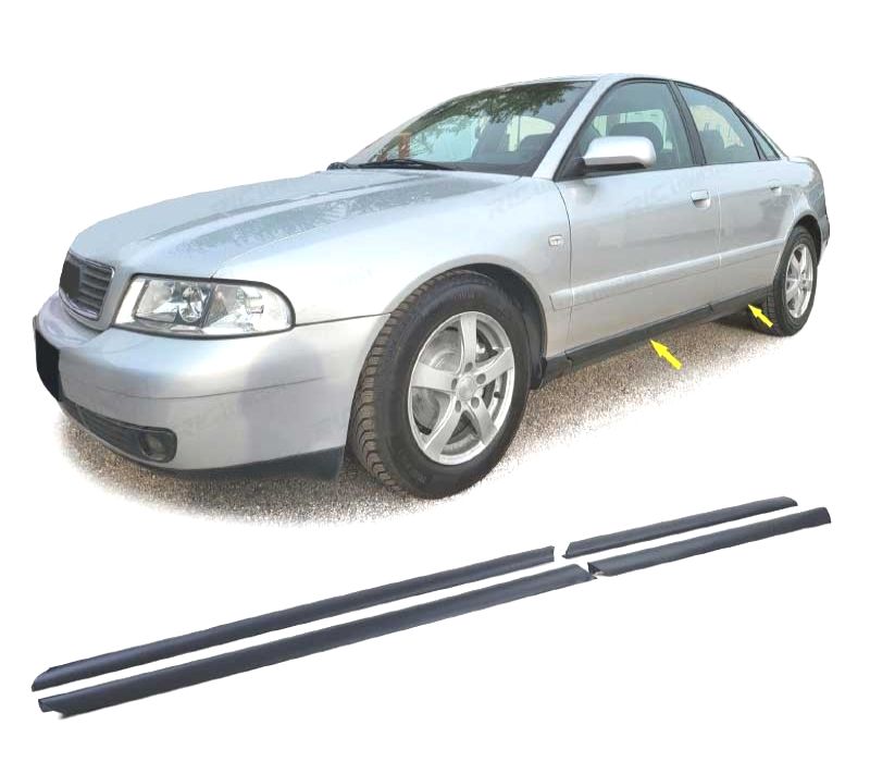 KIT CONJUNTO FRISOS LATERAIS AUDI A4 B5 8D 94-01