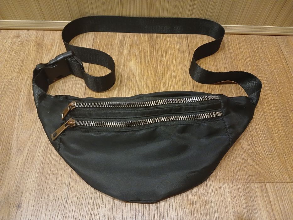 Сумка из текстиля на пояс бананка унисекс