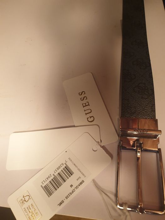 GUESS Pasek unisex roz.M