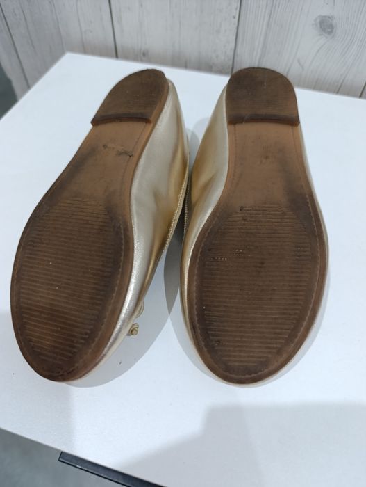 Baleriny złote buty hm 33