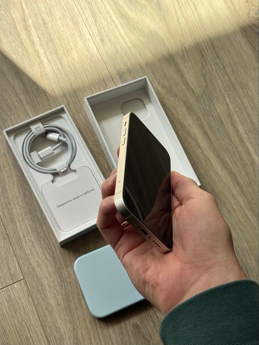 iPhone 13 mini , Starlight (biały), 128 GB