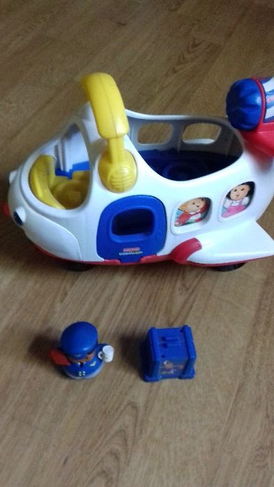 Детская развивающая игрушка Fisher Price Маленькие человечки. Самолет