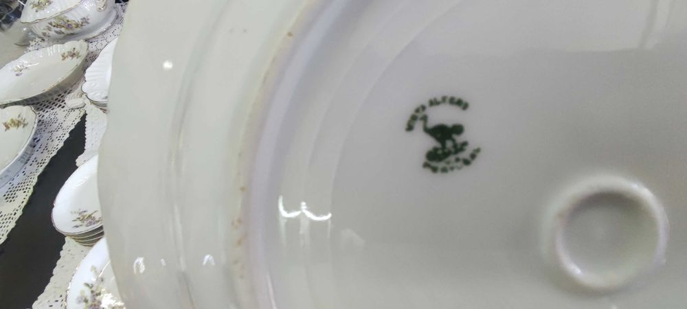 Vista Alegre serviço jantar porcelana século XIX 64 peças Vista Alegre