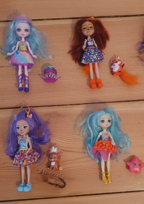 Laleczki enchantimals 7 zł za sztukę