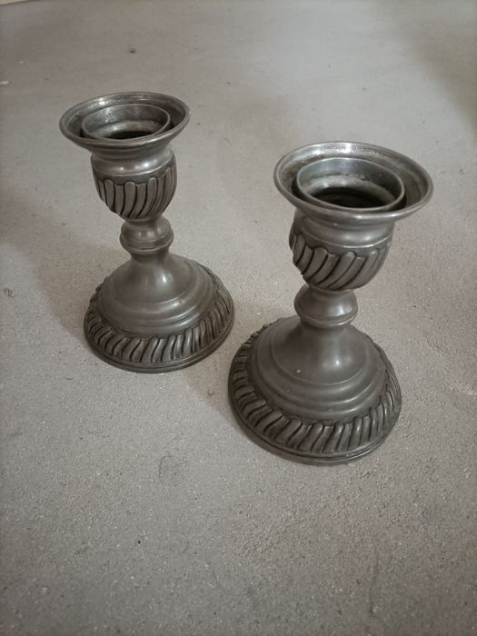 Castiçais Estanho Puro